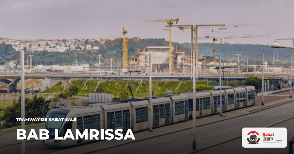 Station Bab Lamrissa sur la Ligne 1, tramway de Rabat-Salé