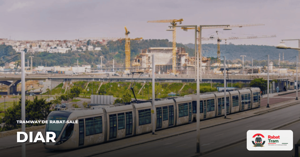 Station Diar sur la Ligne 1, tramway de Rabat-Salé