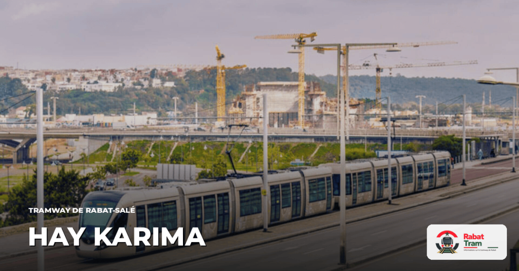 Station Hay Karima sur la Ligne 1, tramway de Rabat-Salé