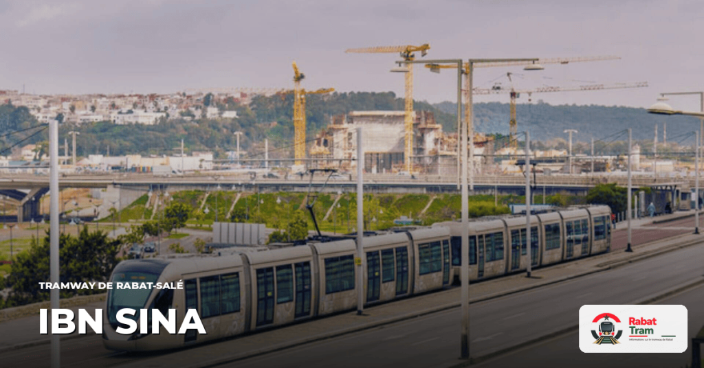 Station Ibn Sina sur la Ligne 1, tramway de Rabat-Salé